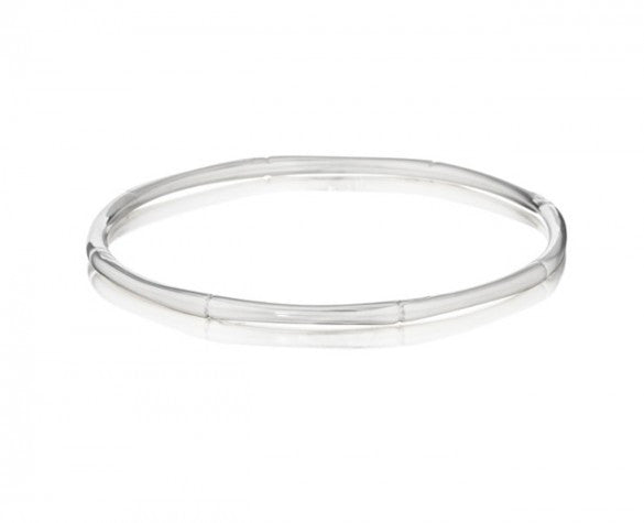 2mm Sterling Silver Bamboo Plain Bangle