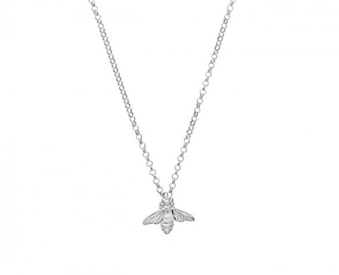 18 Inch Signature Bee Necklace in Sterling Silver