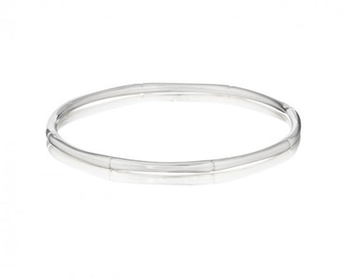 2mm Sterling Silver Bamboo Plain Bangle