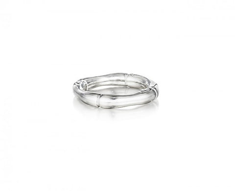 3mm Bamboo Stackable Sterling Silver Ring