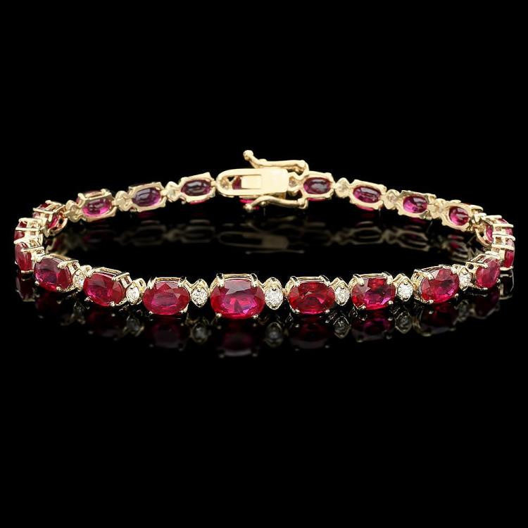 Joyalukkas 22KT Yellow Gold and Ruby Bracelet for Girls : Amazon.in: Fashion