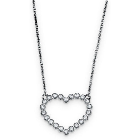 18KW Diamond Heart Pendant 0.52 ctw