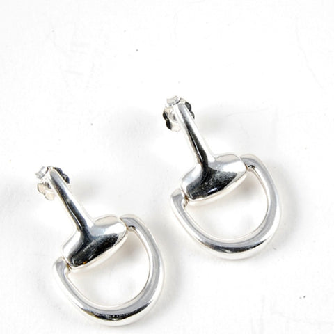 Sterling Silver Horseshoe Earrings