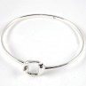 Sterling Silver Horse Snaffle Bit Bangle